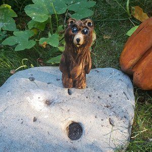 Pocket Chainsaw Carving by Mt .Shasta Bear